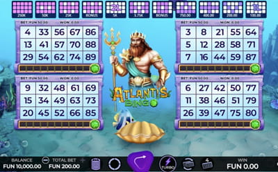 The Atlantis Bingo at a Philippine Online Bingo Site