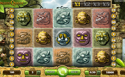 The Gonzo's Quest Slot Game at the Wazamba Filipino Online Casino
