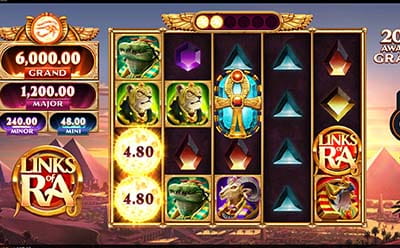 Links of Ra Slot Mobile