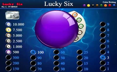 The Lucky Six at a Philippine Online Bingo Site