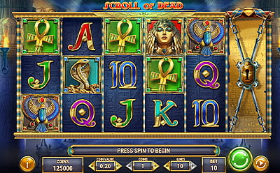 The Scroll of Dead Slot Game at the 777 Philippine Online Casino